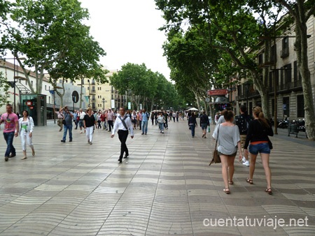 La Rambla. Barcelona.